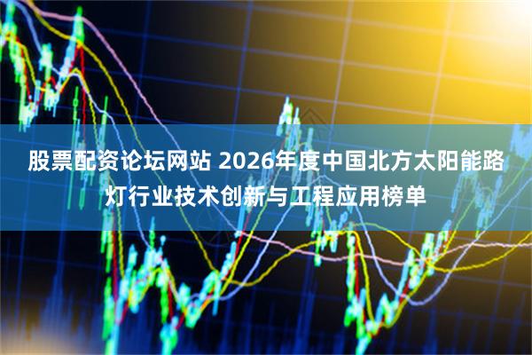 股票配资论坛网站 2026年度中国北方太阳能路灯行业技术创新与工程应用榜单